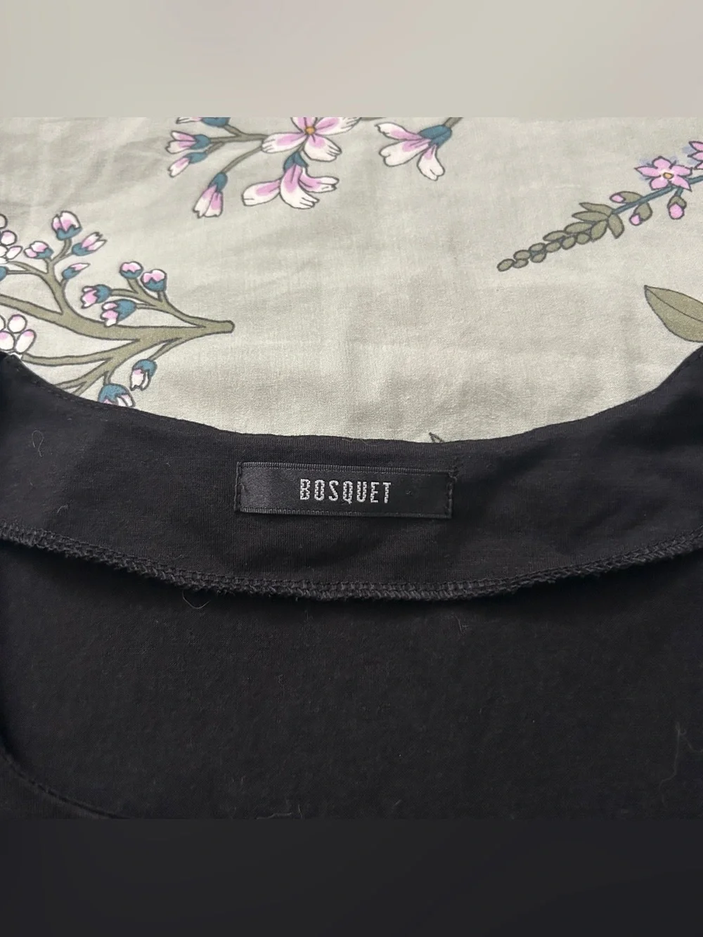 moving sale 💕 - j-fashion black babydoll top with ribbon size m - Picture 2 of 3